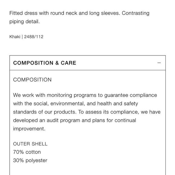 Zara piped knit midi dress - Picture 11 of 11